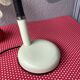 Beige metal space age lamp