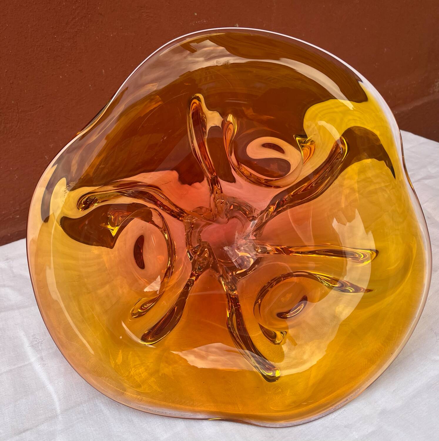Canadian art glass cup or bowl