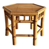 Bamboo side table, bamboo coffee table, bamboo stool.