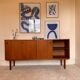 Vintage Scandinavian teak Royal Board sideboard
