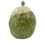 Ceramic cauliflower-shaped lamp base, Italy 1970s