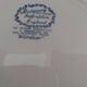 Dessert plate Ridgway Windsor blue flowers