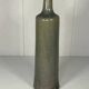 Bottle-shaped vase in glazed stoneware, 20th century design, H: 28cm