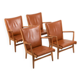 Set of 4 AP-16 armchair in oak by Hans Wegner 1951