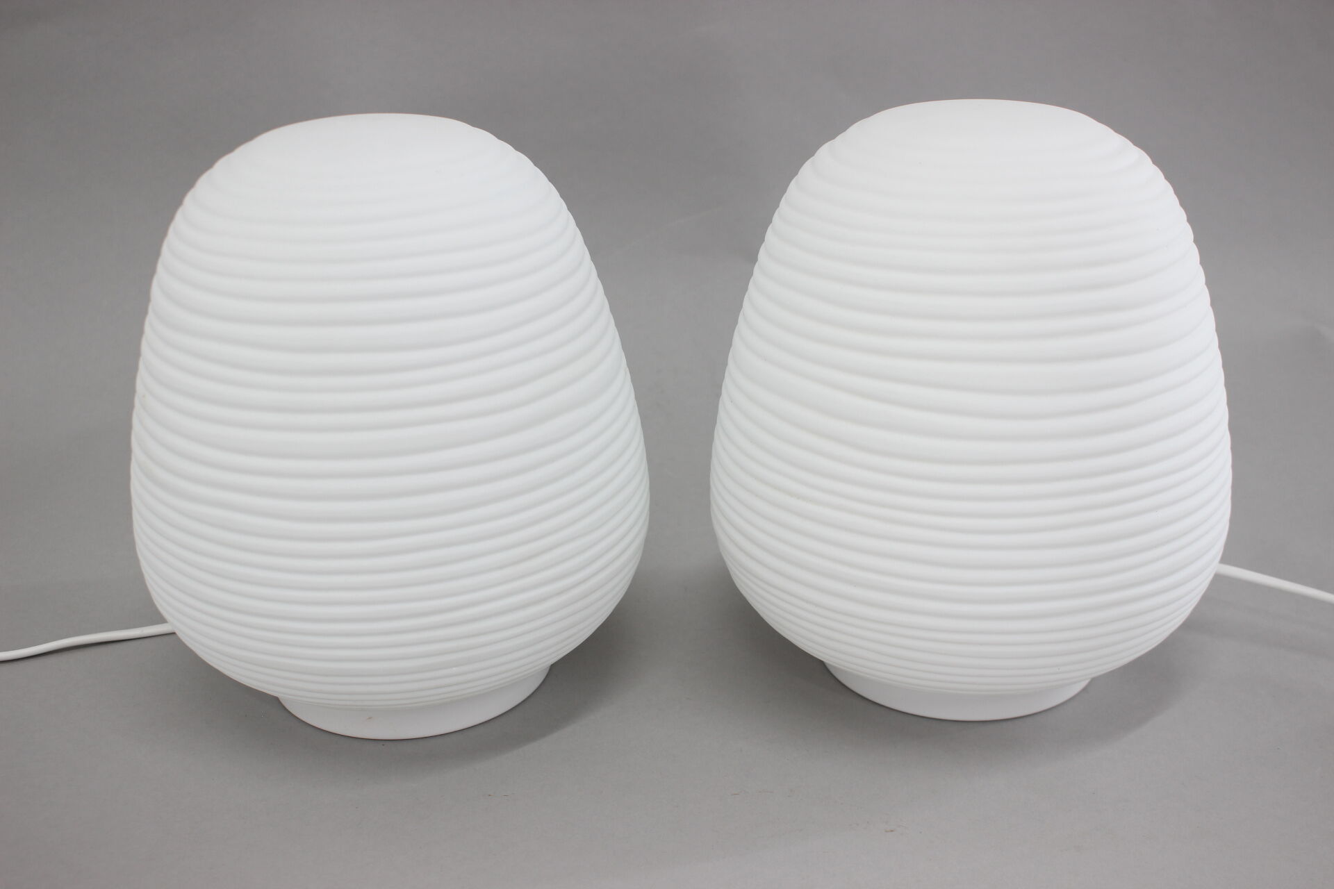 Pair of Italian Glass Table Lamps