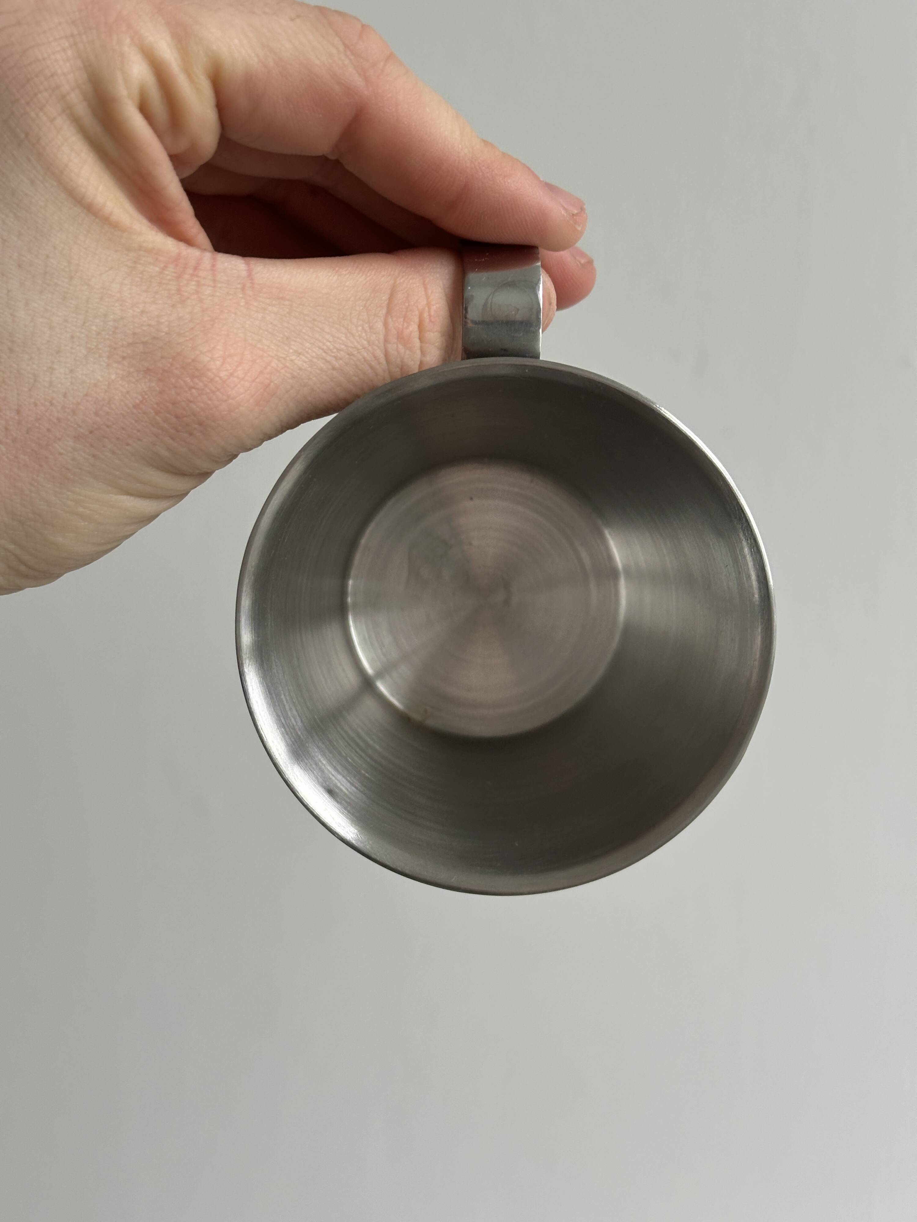 Set of 3 metal mugs