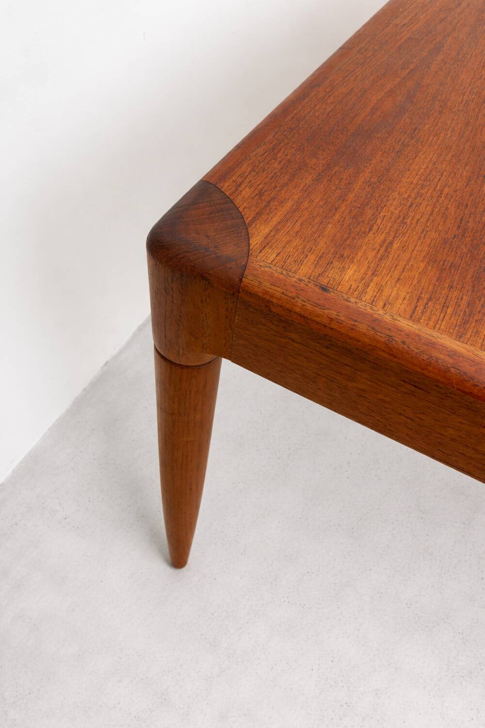Scandinavian coffee table in teak