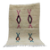 White Berber rug with decoration, 250cm x 150cm