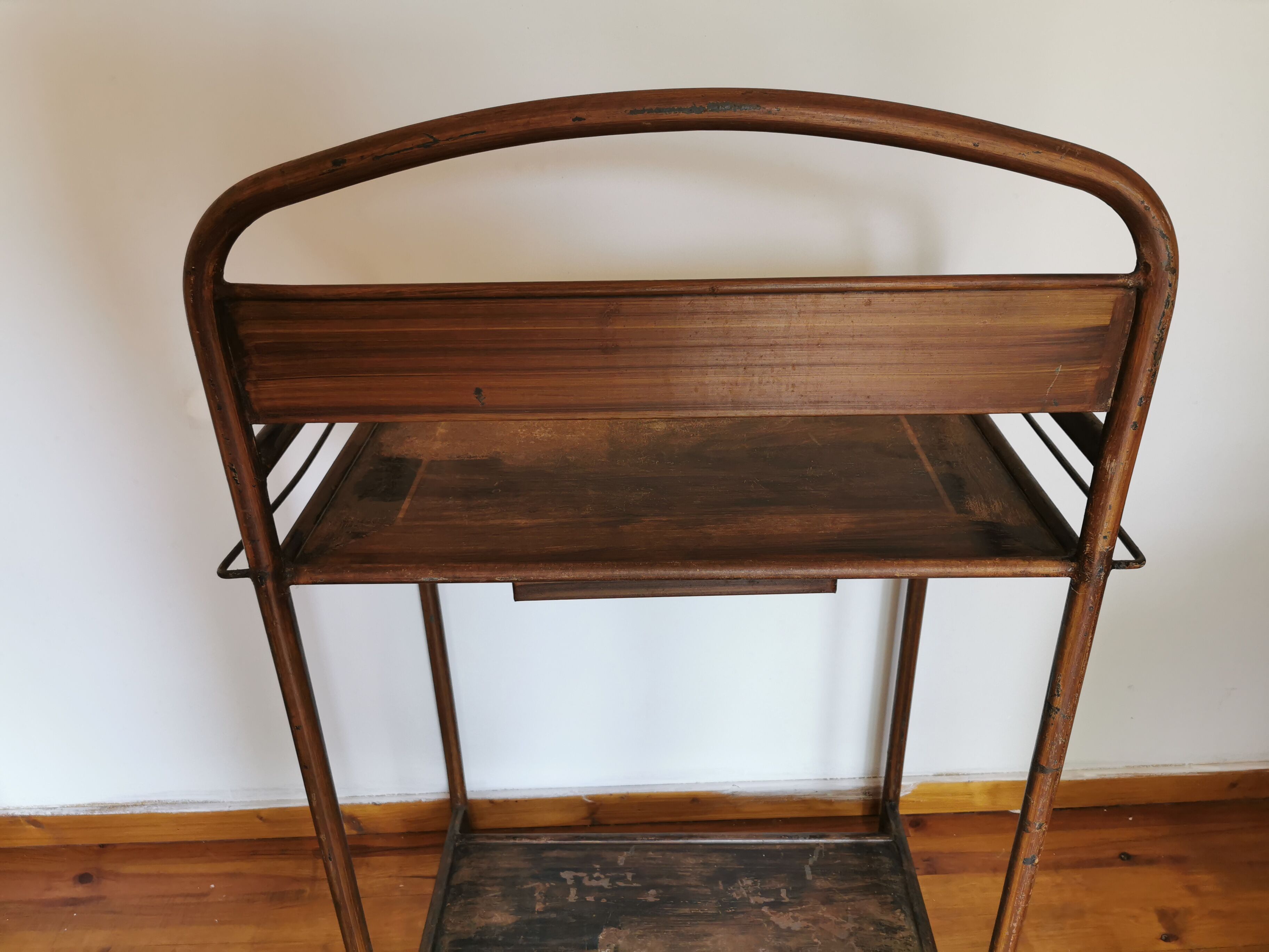 Metal art deco toiletry furniture early 20th century