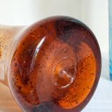 Duo de vases en verre soufflé de Biot vintages