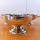 12 Vintage LETANG REMY Ice Cream Cups/Dessert Cups 18/10 Stainless Steel