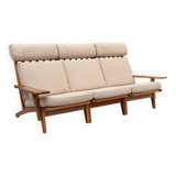 GE-375/3 Three-seater Sofa by Hans Wegner  for Getama