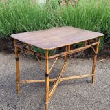Rattan / bamboo dining table