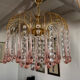 Murano lustre with drops and crystals