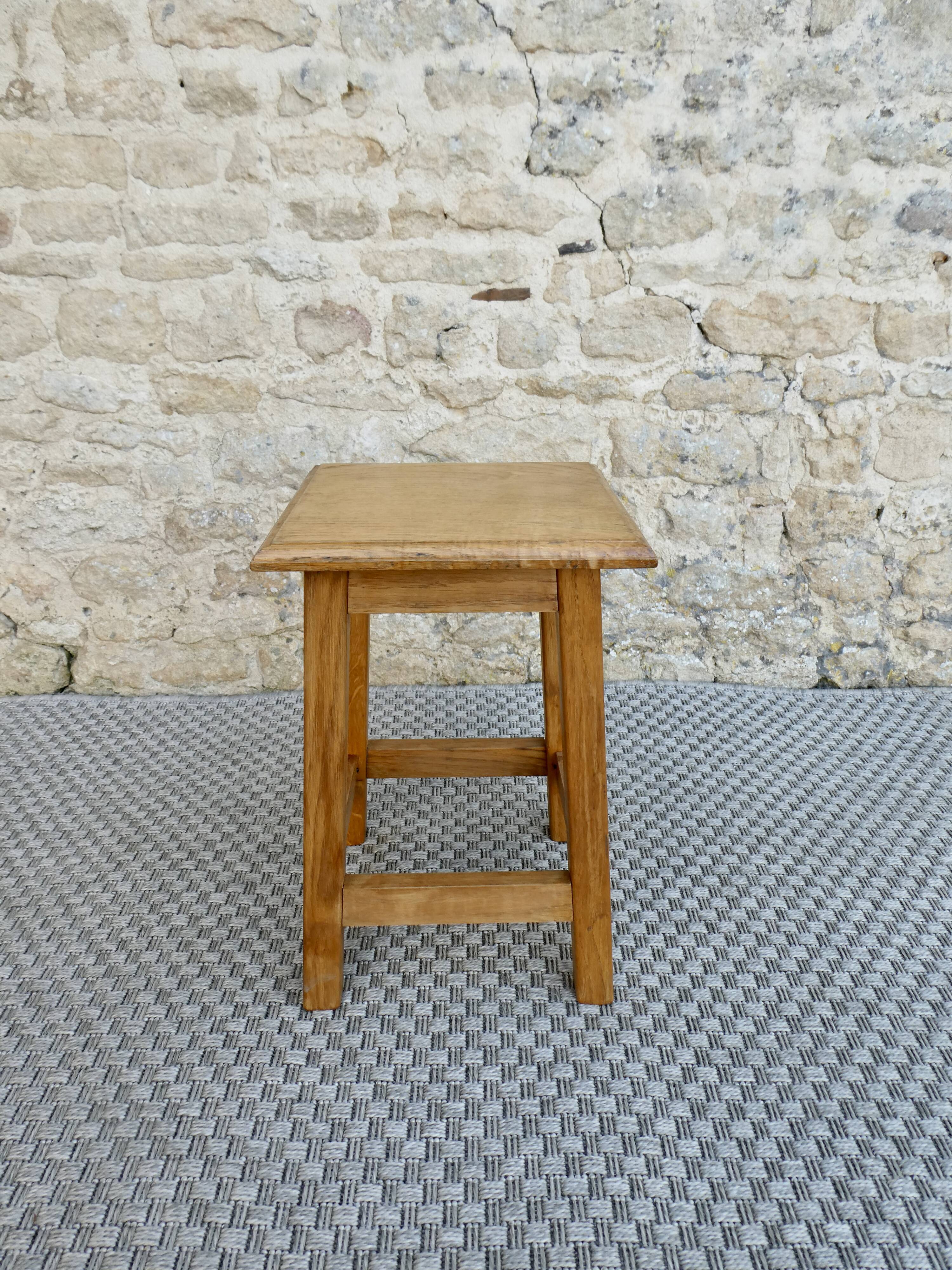 Wooden stool from the 1960s-70s