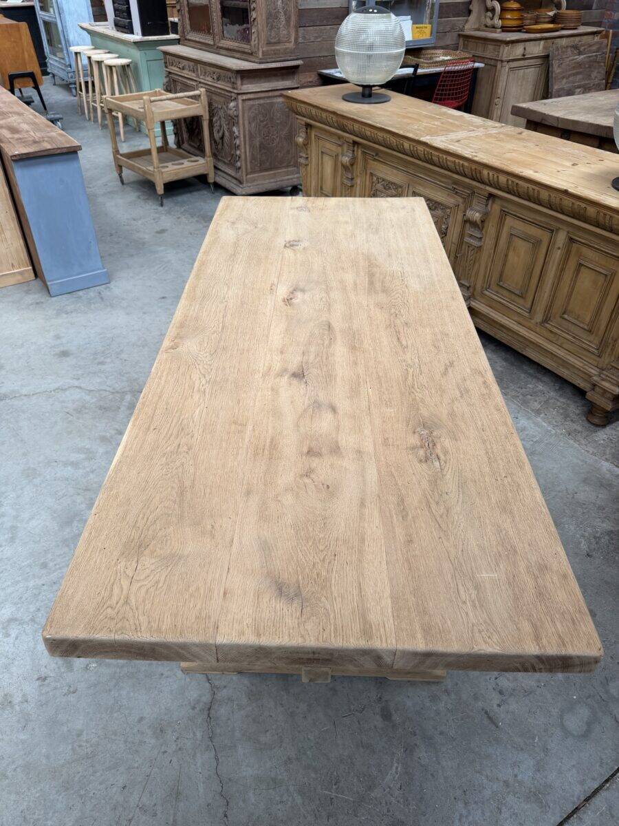 Monastery-style oak table