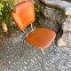 Vintage faux leather chair