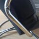 Scandinavian design leather armchair 70s
