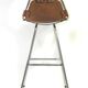 Charlotte Perriand "Les Arcs" vintage saddle leather bar stool – 1960s