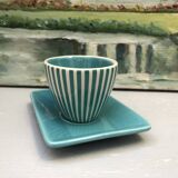 4 vintage ceramic coffee mugs edited by lbvyr circa