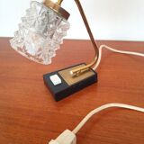 Glass and bakelite lamp from the 70s