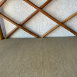 Vintage rattan wall shelf