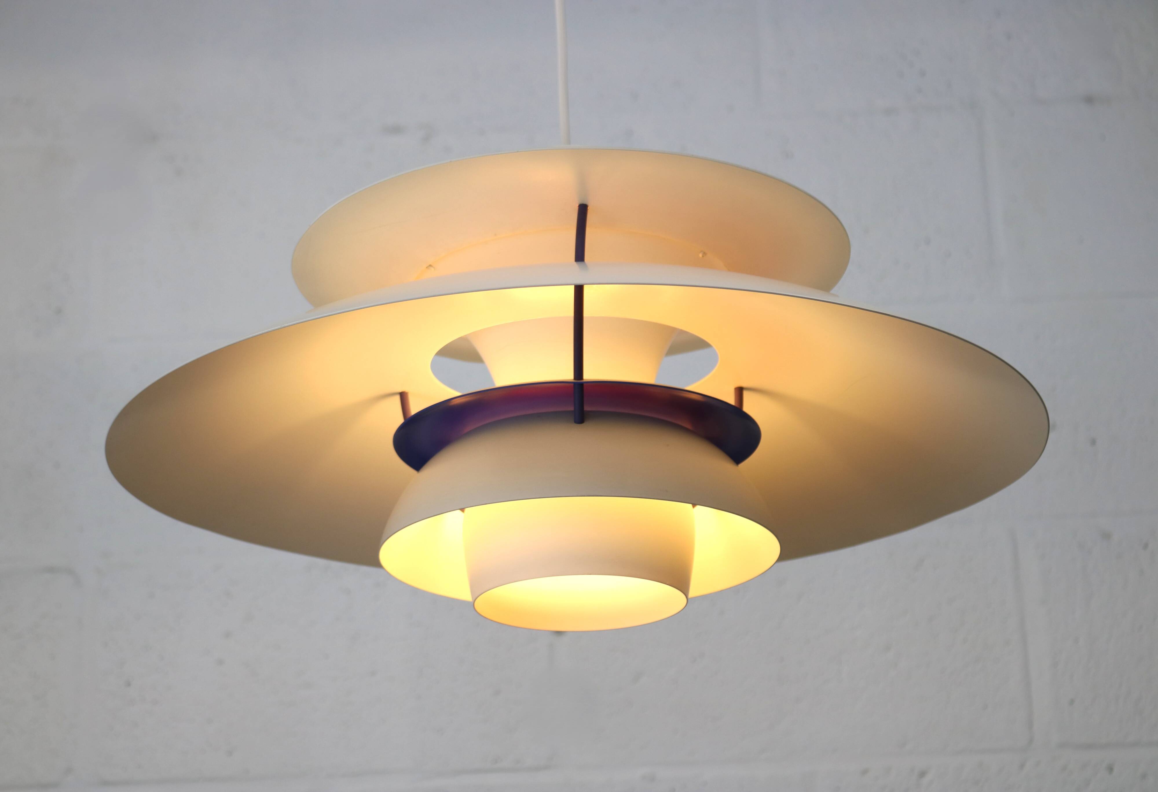 The Real Danish - PH5 Pendant Lamp - Original White Color - Louis Poulsen