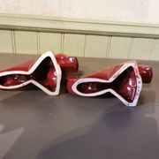Paire de bougeoirs vintage