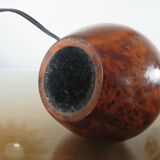 Elm magnifying glass lamp 70s