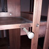 High mahogany revolving library