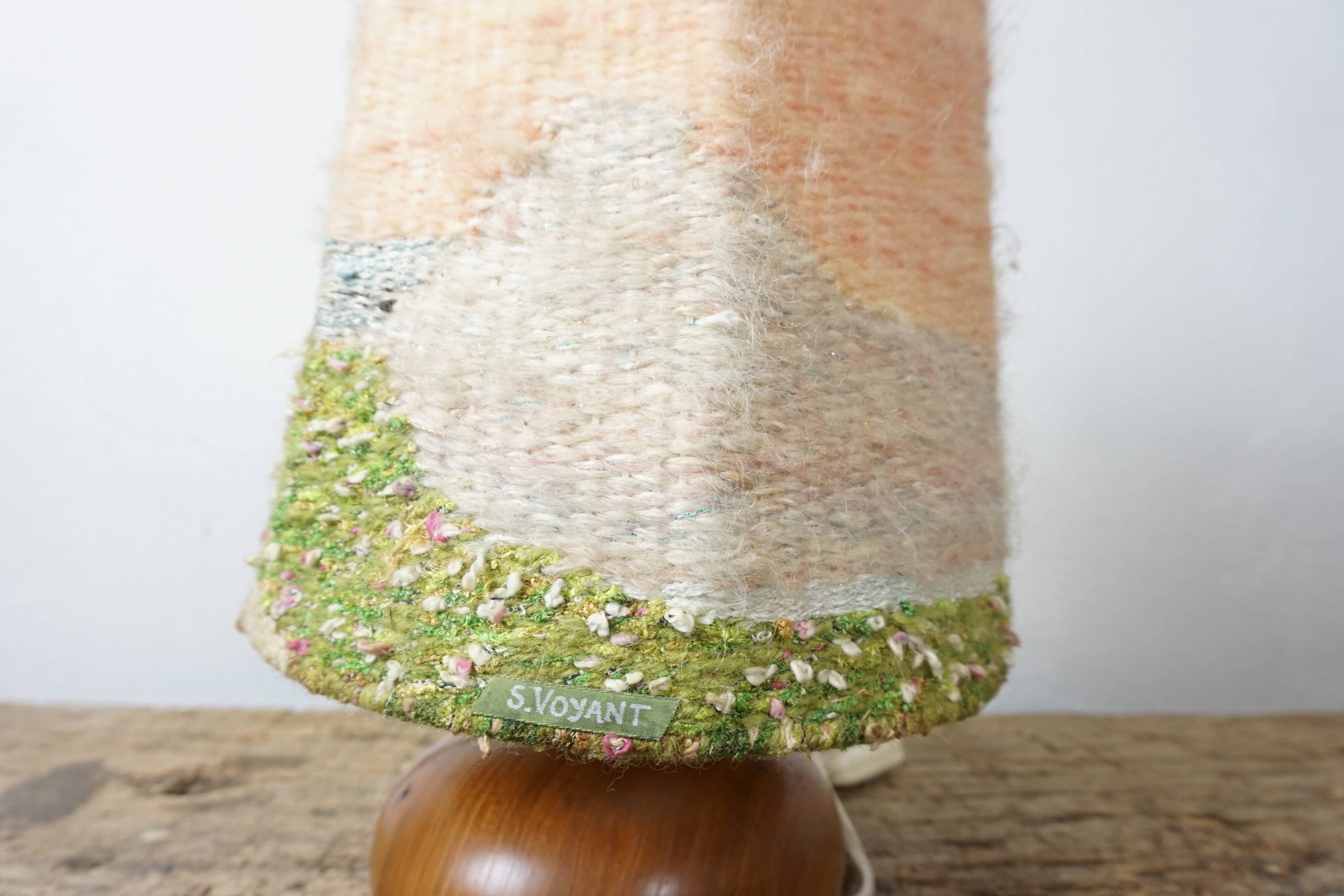 Lampe bois montagne