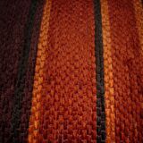 Coussin en velours orange