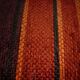 Large orange velvet cushion