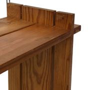 Vintage Wall shelf rack Pinewood wood 70s design