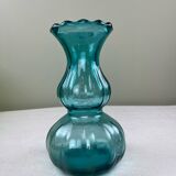 Vintage lagoon blue vase