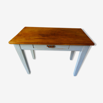 Antique table in pitch pine