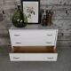 Commode vintage blanche