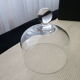 Cheese or butter bell in plain glass