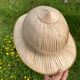 Explorer's hat made of straw