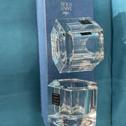 Pair of crystal candle holders saint-louis original box