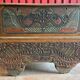 19th century merchant's chest on wheels, Indénosie, Madura island