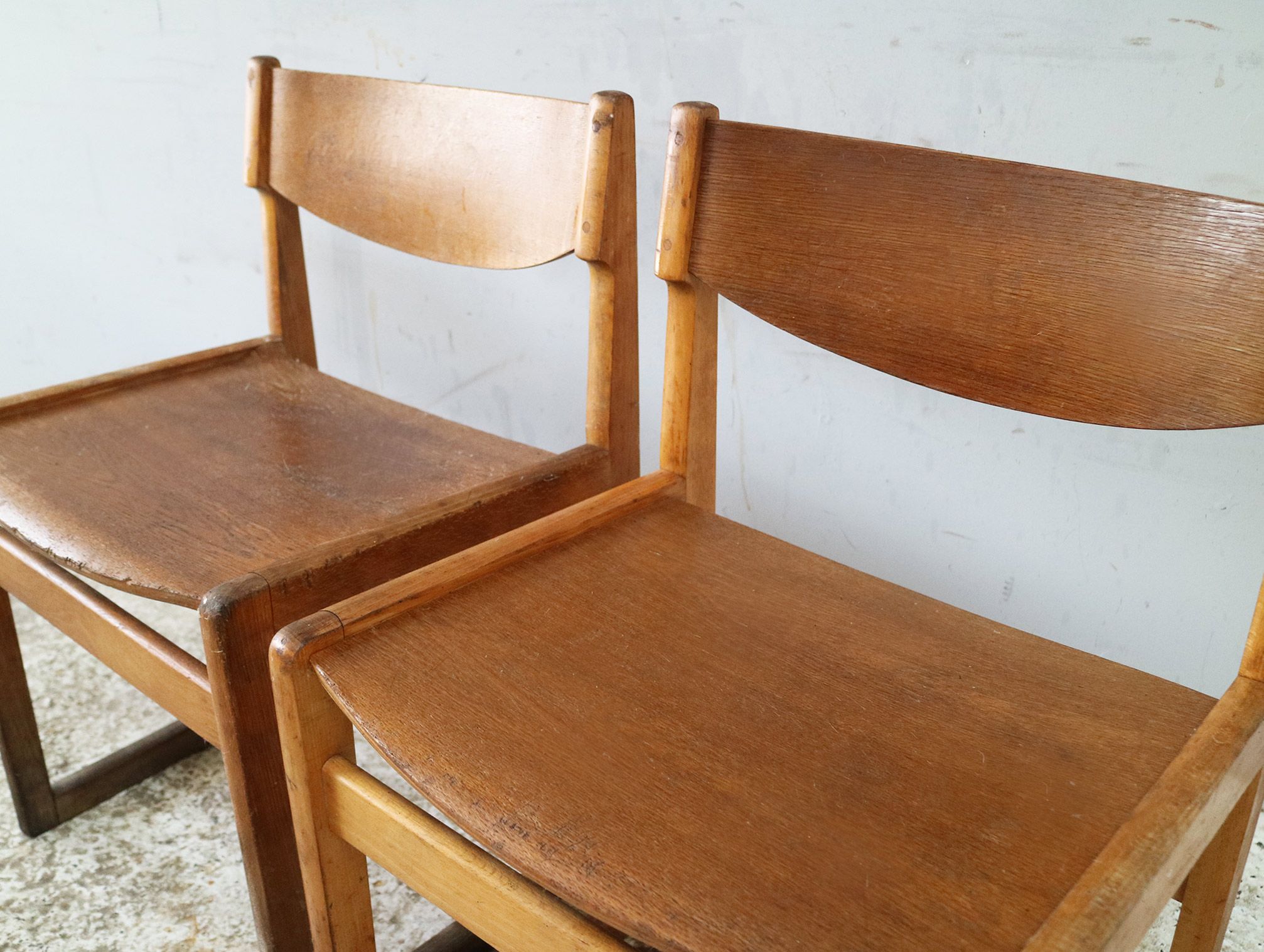 4 Danish mid century chairs by Kvetny & Sønners