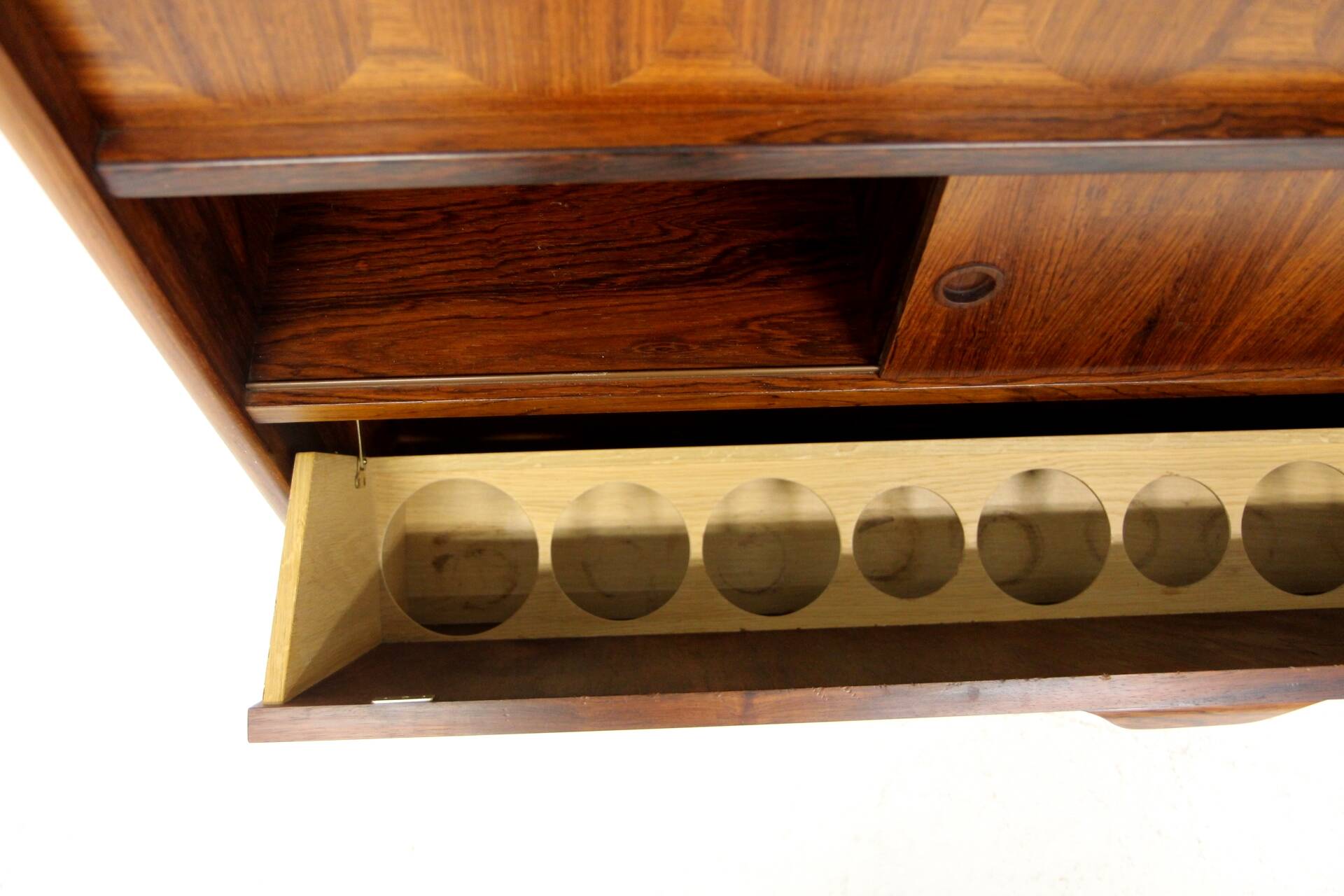 Scandinavian rosewood bar cabinet "SK 661" Johannes Andersen for J Skaaning & Søn, Denmark, 1960