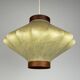 Mid-century modern Italian Cocoon pendant lamp from the 1960s.