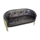 Bz49 sofa by Hans Ell for 't Spectrum / 1970 / dark brown leather
