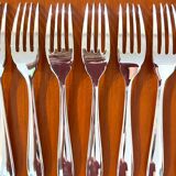 Christofle Dax model, fish cutlery