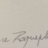 Welcome, 1989. Acrylic and collage by Florence ROQUEPLO (1955)