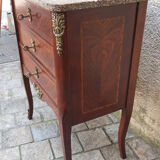Commode en marqueterie 3 tiroirs style transition