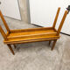Paire de bancs enfant ou porte plante artisanal 1960