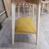 Vintage side table with compass legs